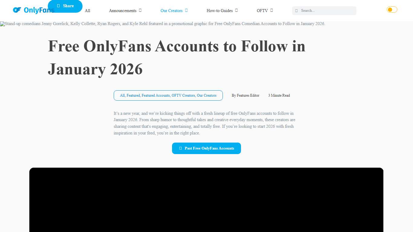 Free OnlyFans Accounts to Follow in October 2025